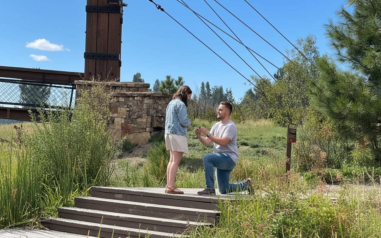 A beautiful photo from the proposal.