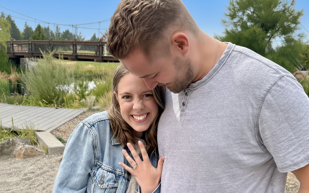 Another happy photo from the proposal day.